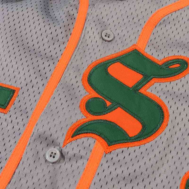 Camiseta Supreme Old English Baseball Jersey Grey