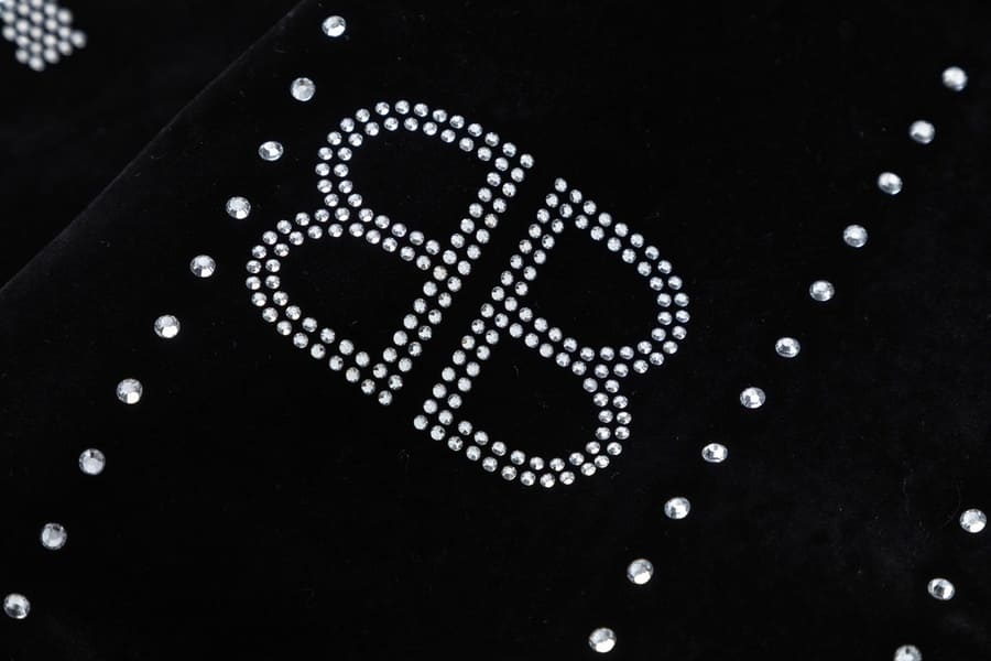 Jaqueta Balenciaga Silver Studs Preta