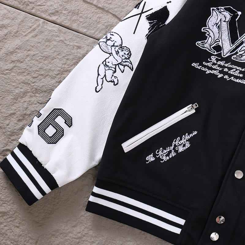 Jaqueta Amiri MA College Angel Preta