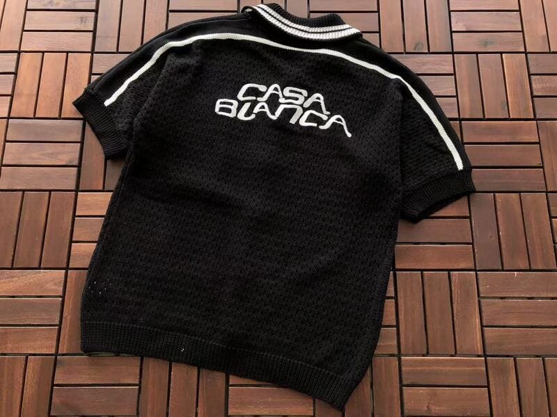 Conjunto Casablanca Crochê Preto e Branco