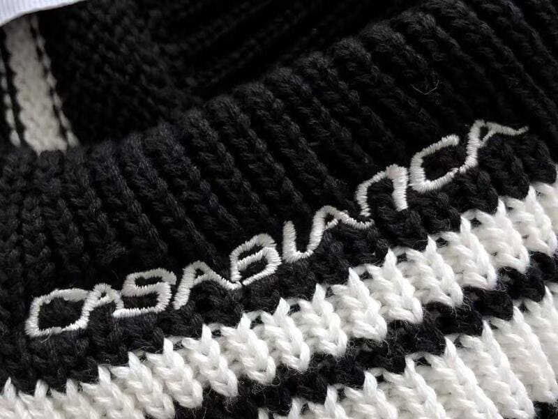 Conjunto Casablanca Crochê Preto e Branco