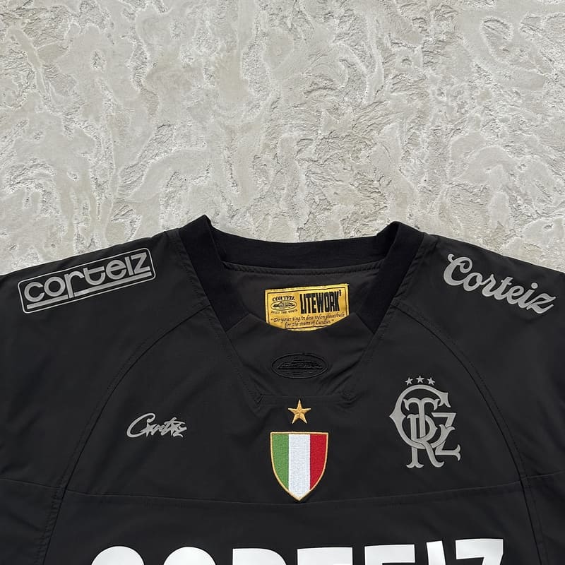 Corteiz Sponsors Training Pullover Black