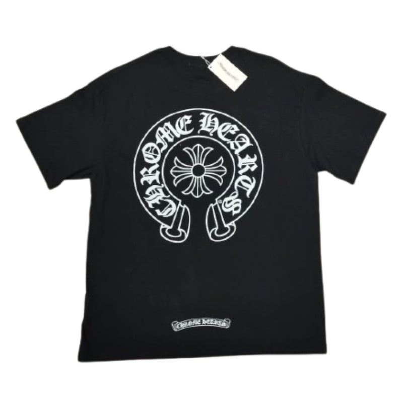 Pronta Entrega - Camiseta Chrome Hearts Cross Logo Preta