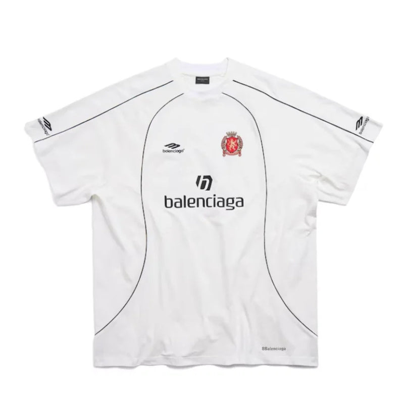 Balenciaga サッカーシャツ PARIS 10 Camiseta Balenciaga Paris #10 Soccer Jersey Oversized White