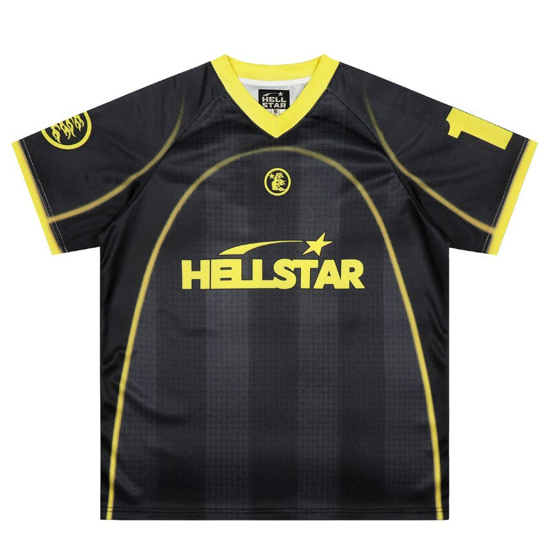 Camiseta Hellstar Jersey Logo "11" Black/Yellow