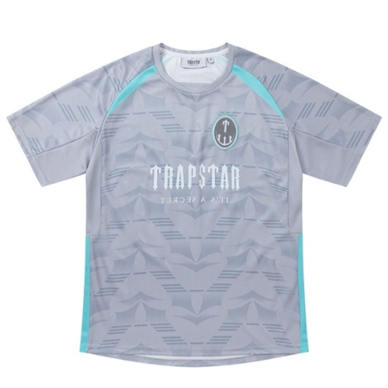 Pronta Entrega - Camiseta Trapstar Irongate Football Jersey Cinza