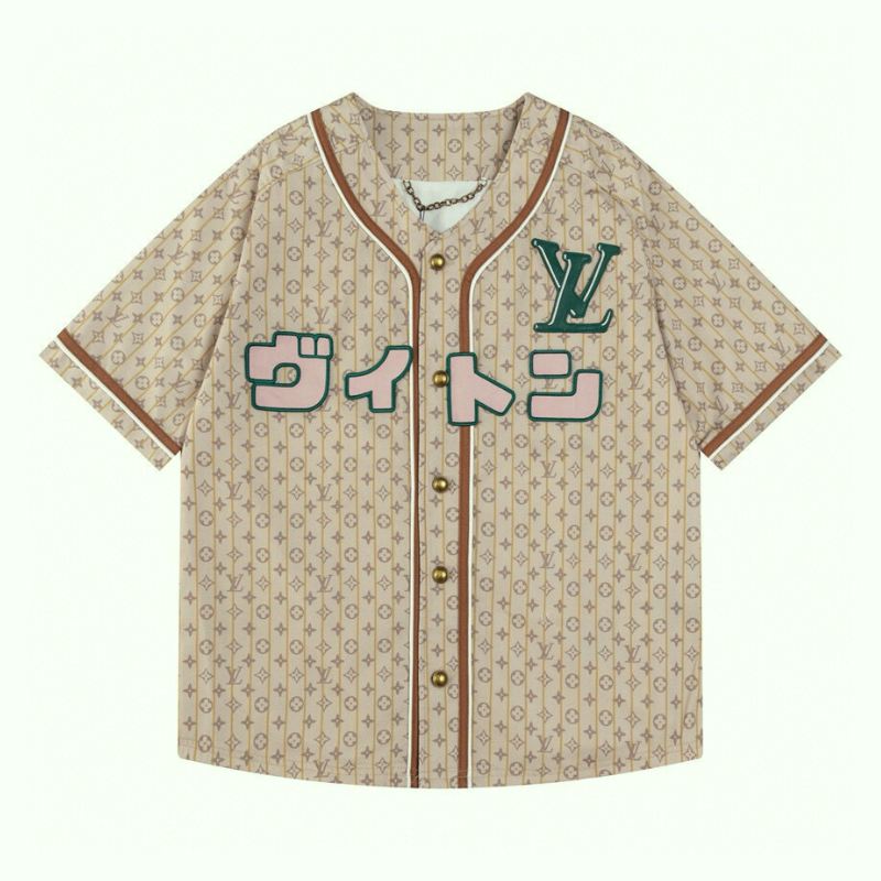 Camisa Louis Vuitton Baseball Wear Beige
