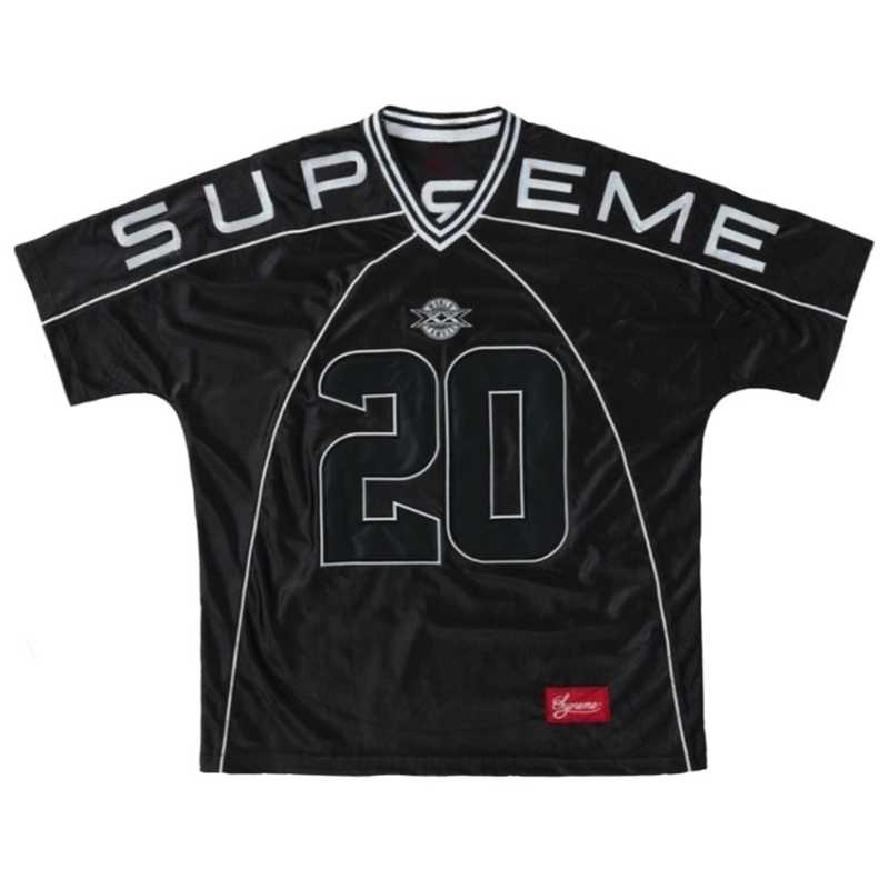 Pronta Entrega - Camiseta Supreme Paneled Jersey Preta