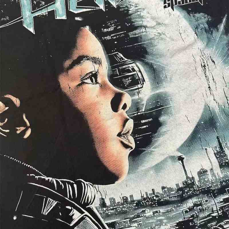 Pronta Entrega - Camiseta Hellstar Earth Logo Preta