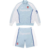Conjunto Supreme x Umbro Zip Up Light Blue