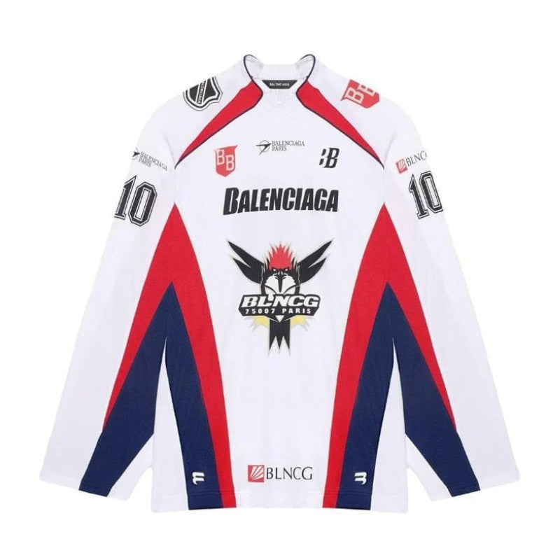 Camisa Balenciaga Hockey White