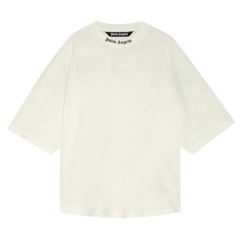 Pronta Entrega - Camiseta Palm Angels Classic Logo Over Branca