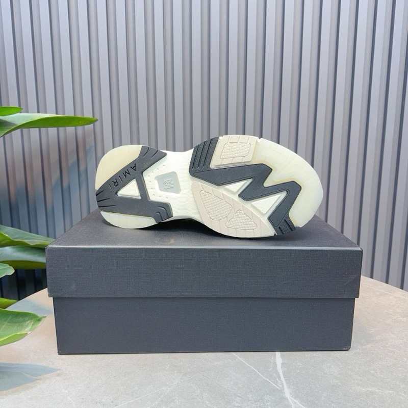 Amiri MA Runner White Silver