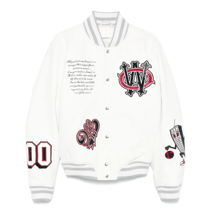 Pronta Entrega - Jaqueta Off-White Lea Bomber