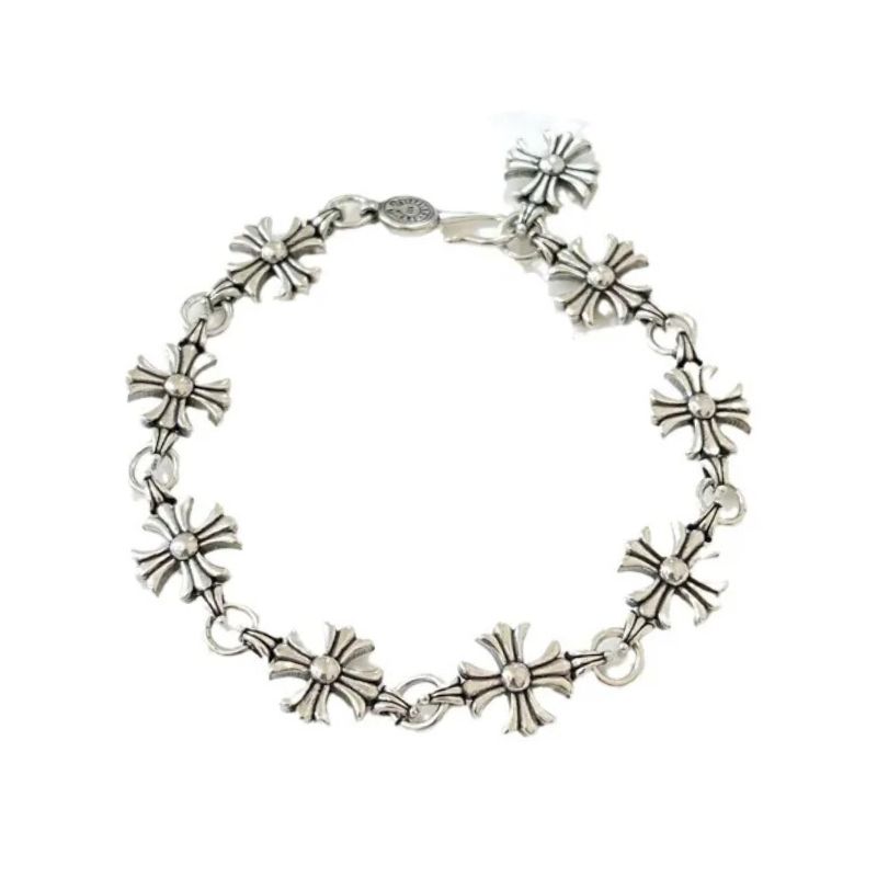 【超希少】Chrome Hearts CH Cross Wristband Pulseira Chrome Hearts Cross