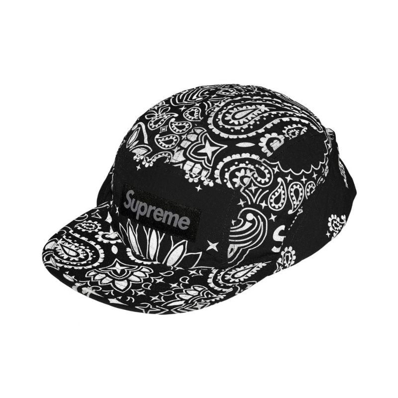 Boné Supreme Reflective Bandana Sunshield Camp Black