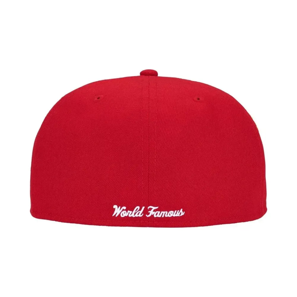 Boné Supreme x New Era Shop Box Logo Milan Red