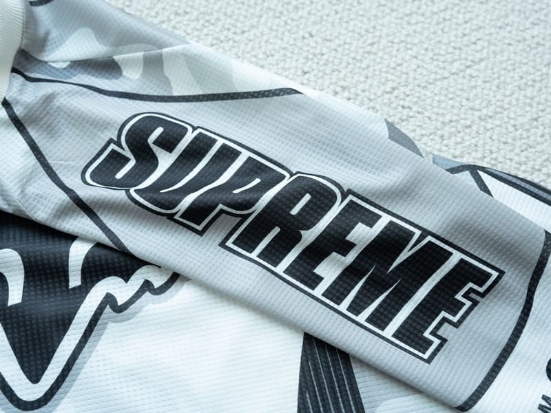 Camisa Fox Racing x Supreme DMX Snow Camo
