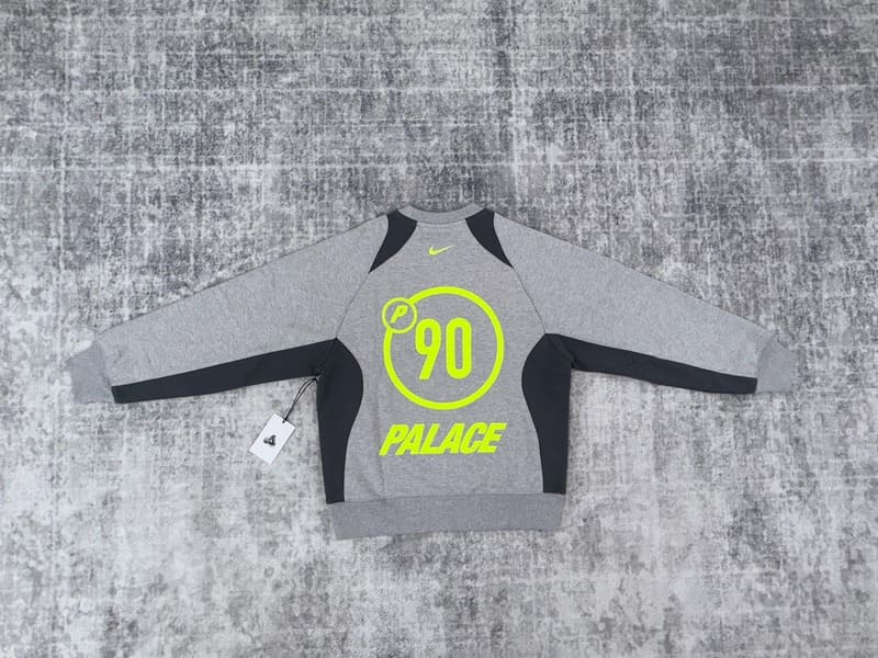 Moletom Palace x Nike Crewneck Total P90 Cinza