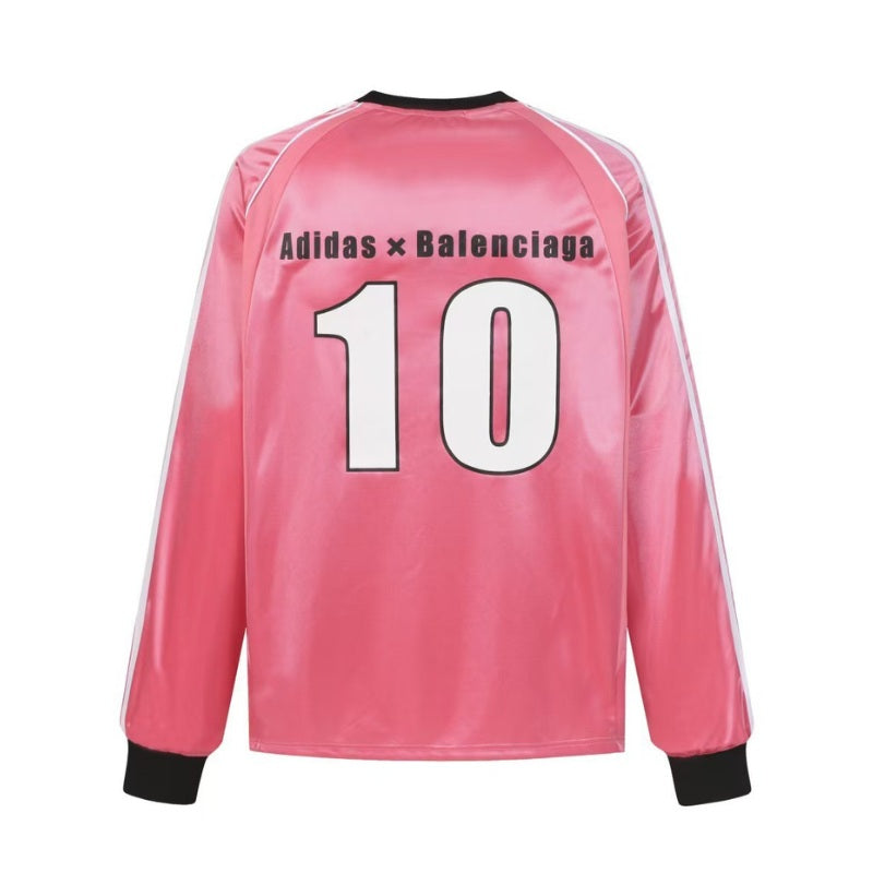 Camisa Balenciaga x Adidas Athletic Jersey Rosa