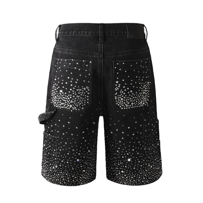 Bermuda Purple Brand Jeans Crystal Black