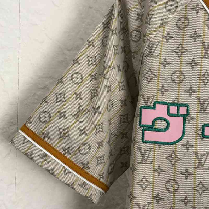 Camisa Louis Vuitton Baseball Wear Beige
