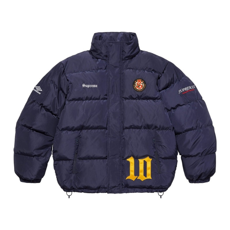 Jaqueta Supreme x Umbro Down Puffer Blue