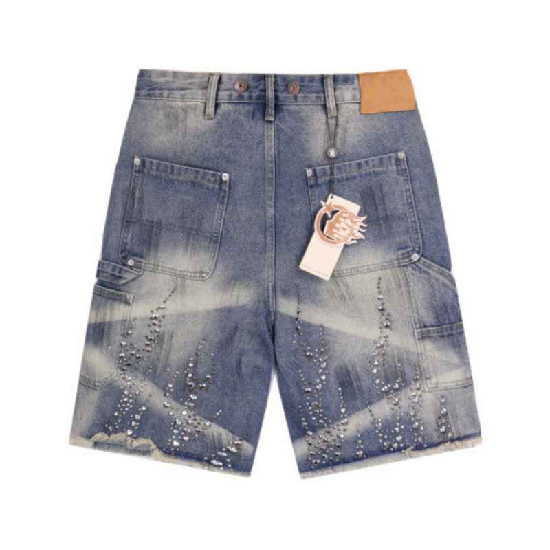 Bermuda Hellstar Denim Diamonds