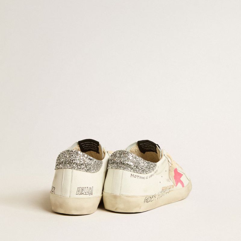 Golden Goose LTD Super-Star White Pink
