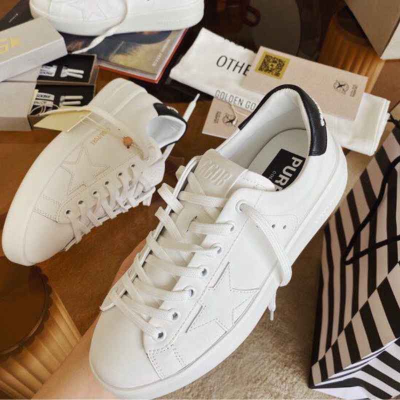 Golden Goose Purestar White Black