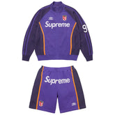 Conjunto Supreme x Umbro Zip Up Purple