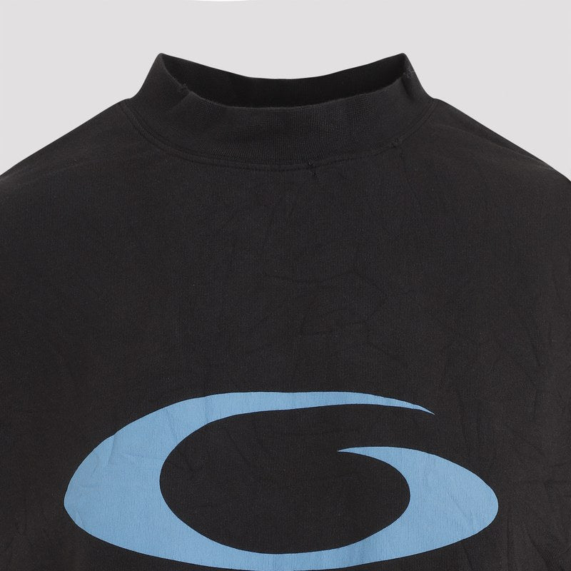 Pronta Entrega - Camiseta Balenciaga Logo Print Black