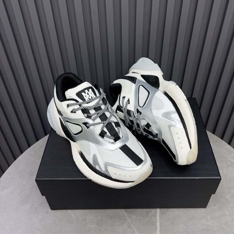 Amiri MA Runner Black Silver