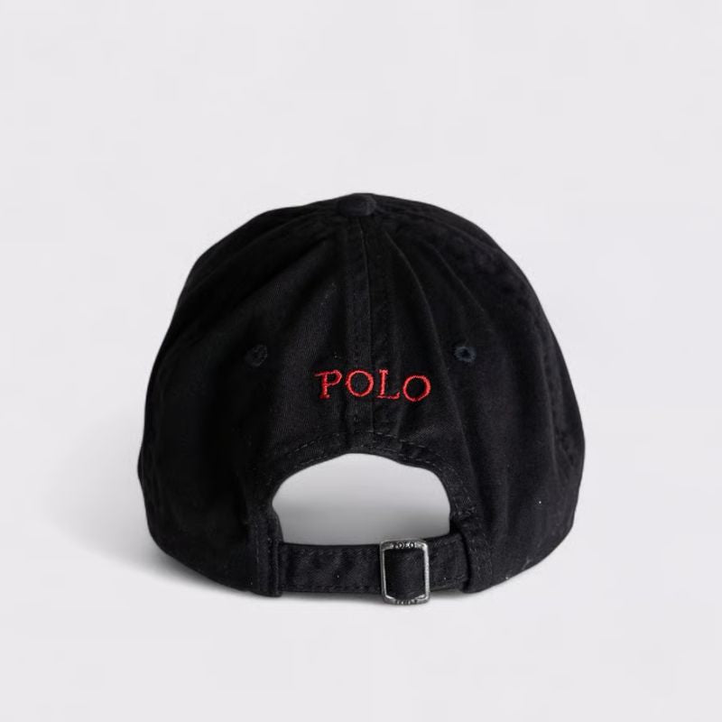 Boné Polo Ralph Lauren Black Red