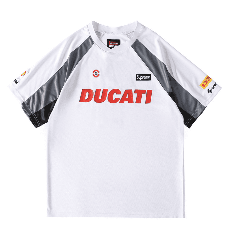 ウェア Supreme x Ducati Soccer Jersey Camiseta Supreme x Ducati Soccer Jersey Branca