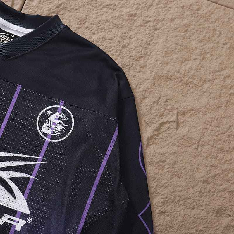 Camisa Hellstar Jersey Long Purple/Black