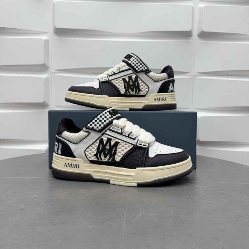 Amiri MA Skyline Logo White/Black