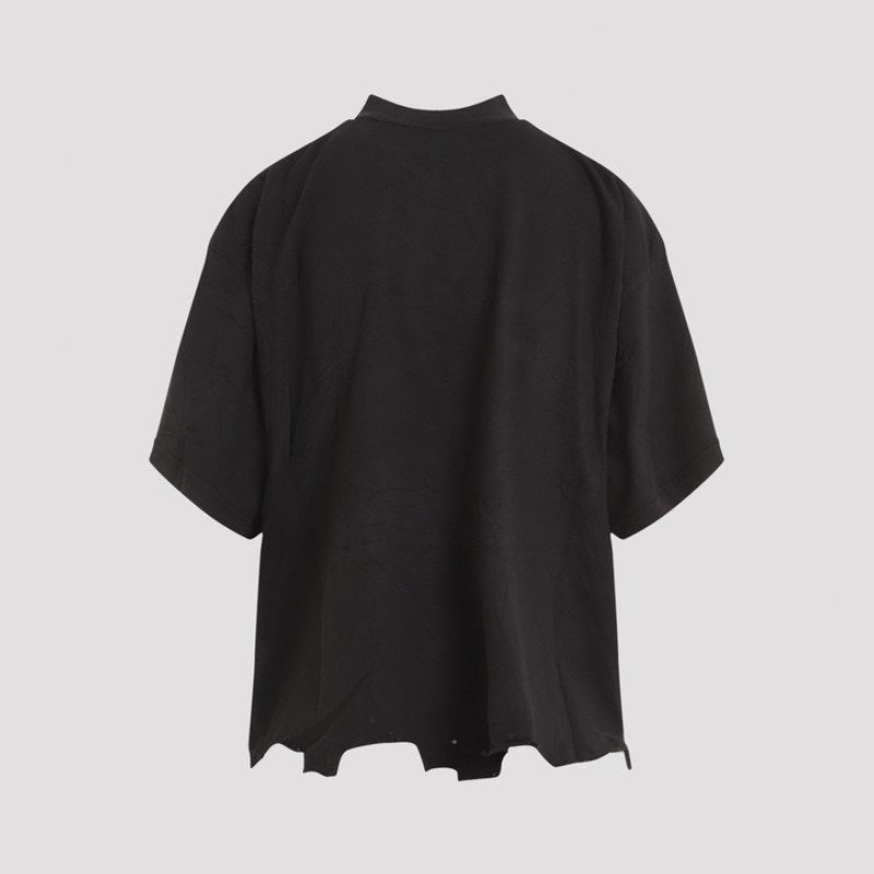 Pronta Entrega - Camiseta Balenciaga Logo Print Black