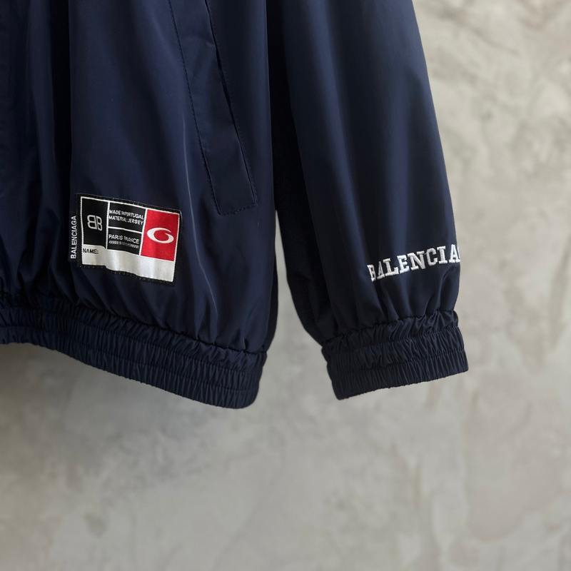 Jaqueta Balenciaga 3B Football Logo Track Azul
