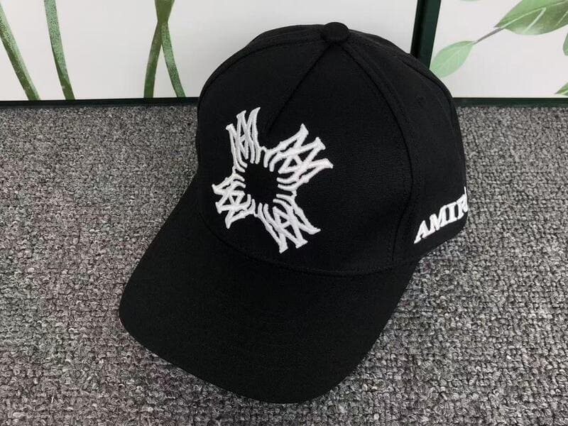 Boné Amiri MA Quad Canvas Preto