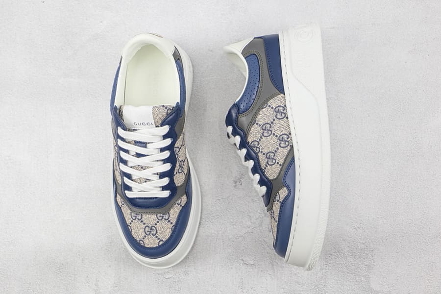 Pronta Entrega - Gucci Supreme GG Cinza/Azul