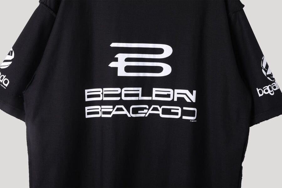 Camiseta Balenciaga AI Generated Fit Black