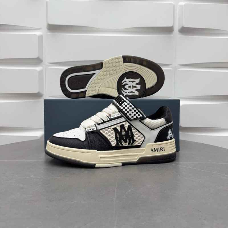 Amiri MA Skyline Logo White/Black