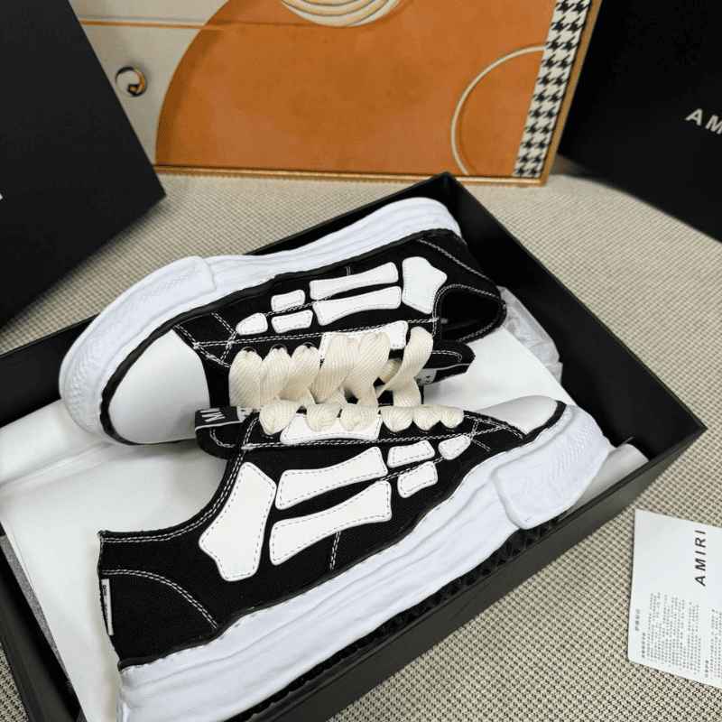 Amiri Bones x Maison Mihara Yasuhiro Black