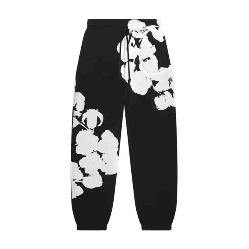 Calça Denim Tears Big Cotton Wreath Black