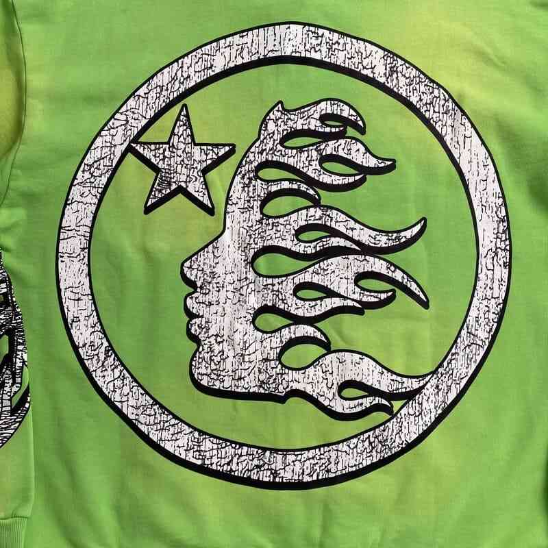 Moletom Hellstar Graffiti Zip-Up Green