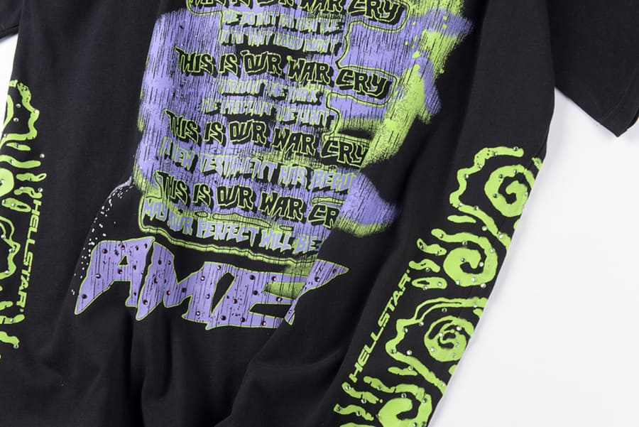 Camiseta Hellstar Amen Black