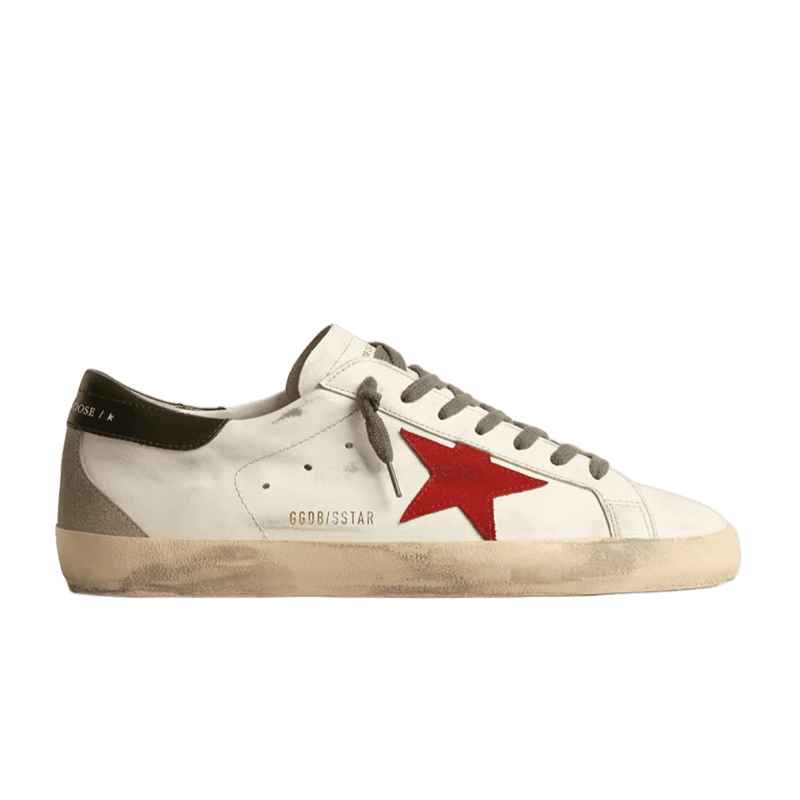 Golden Goose Super-Star White Red