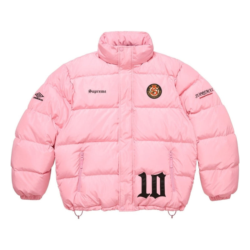 Jaqueta Supreme x Umbro Down Puffer Pink