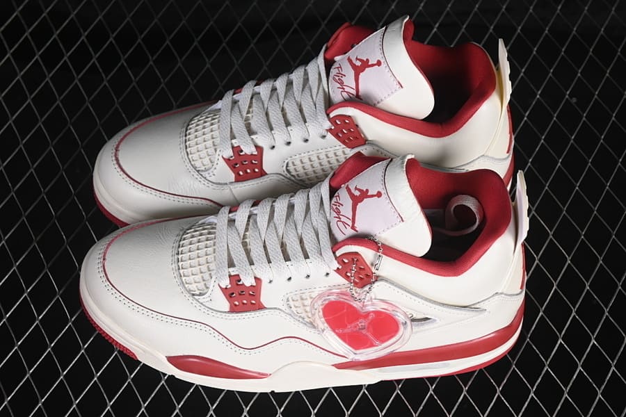 Air Jordan 4 Valentine's Day Pale Ivory Sierra Red (2026)